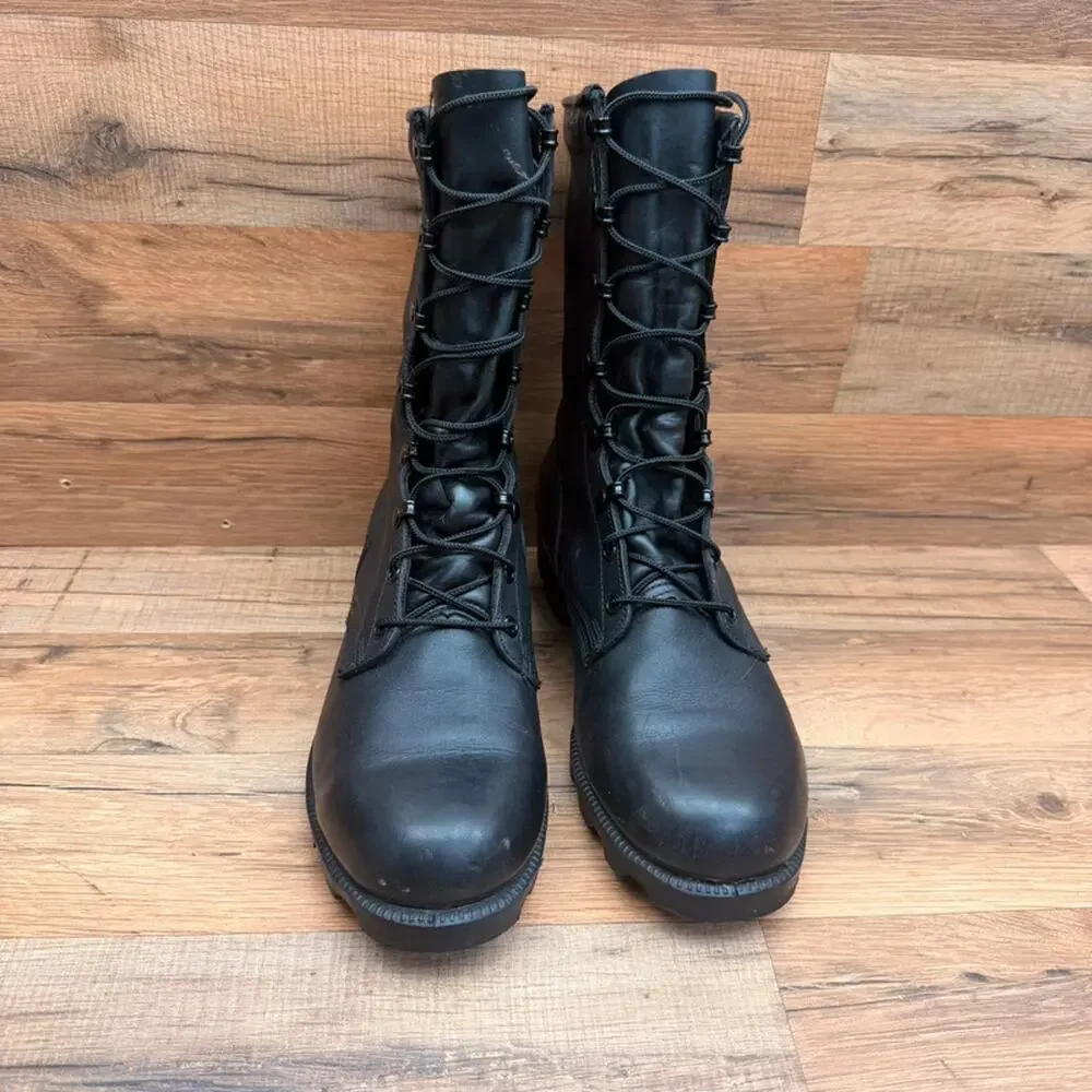 RO Search Vintage 1985 Military Combat men’s size 8W black leather Boots
